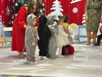 Bakıda 1 saylı körpələr evində Yeni il şənliyi keçirilib (FOTO)