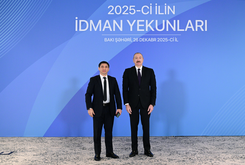 Prezident İlham Əliyev 2025-ci ilin idman yekunlarına həsr olunan mərasimdə iştirak edib (FOTO/VİDEO) (YENİLƏNİB)