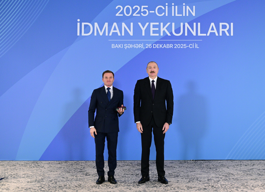 Prezident İlham Əliyev 2025-ci ilin idman yekunlarına həsr olunan mərasimdə iştirak edib (FOTO/VİDEO) (YENİLƏNİB)