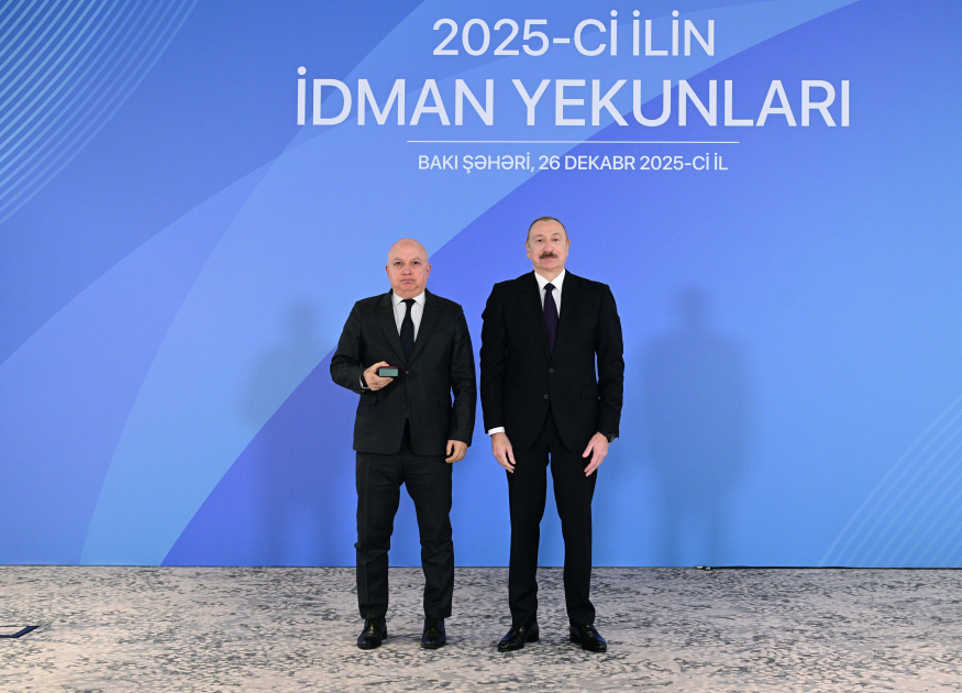 Prezident İlham Əliyev 2025-ci ilin idman yekunlarına həsr olunan mərasimdə iştirak edib (FOTO/VİDEO) (YENİLƏNİB)