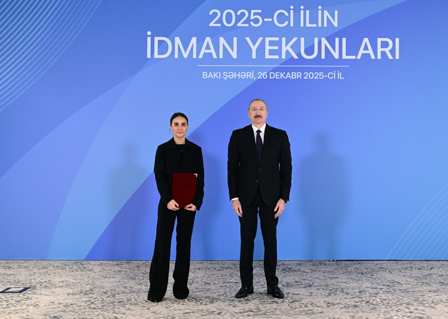 Prezident İlham Əliyev 2025-ci ilin idman yekunlarına həsr olunan mərasimdə iştirak edib (FOTO/VİDEO) (YENİLƏNİB)