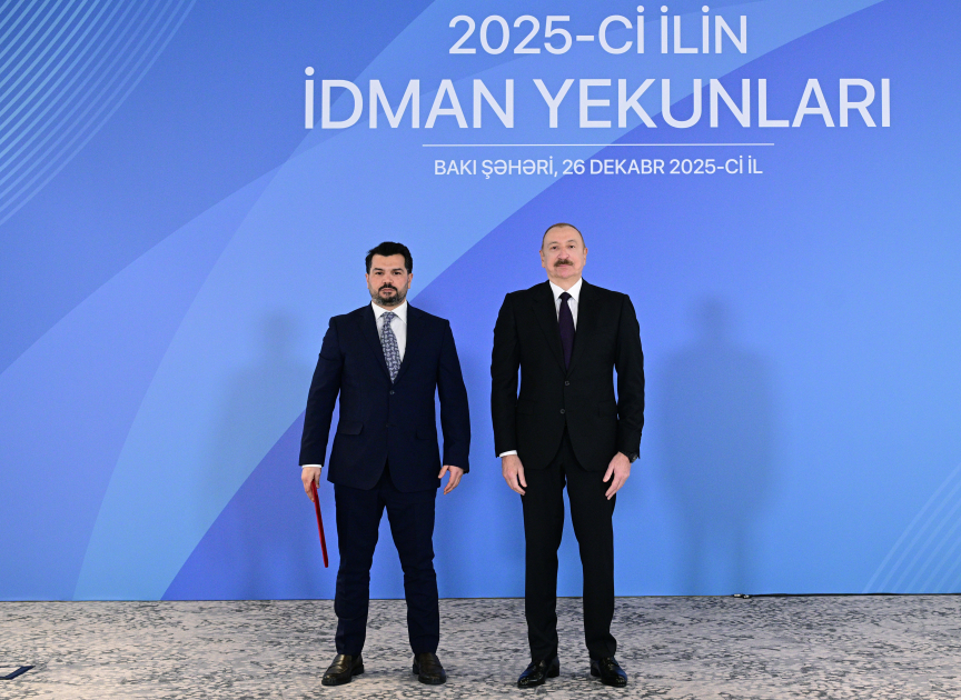 Prezident İlham Əliyev 2025-ci ilin idman yekunlarına həsr olunan mərasimdə iştirak edib (FOTO/VİDEO) (YENİLƏNİB)
