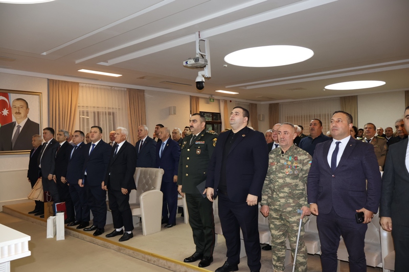Müharibə, Əmək və Silahlı Qüvvələr Veteranları Təşkilatında hesabat yığıncağı keçirilib (FOTO)
