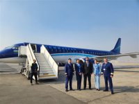 Bakıdan Qahirəyə ilk çarter reysi ilə 85 sərnişin gəlib (FOTO)