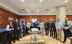 Bakıdan Qahirəyə ilk çarter reysi ilə 85 sərnişin gəlib (FOTO)