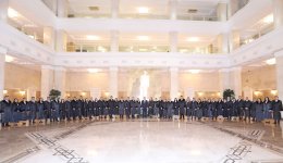 Yeni təyin olunan 45 hakim Ali Məhkəmədə and içib (FOTO)