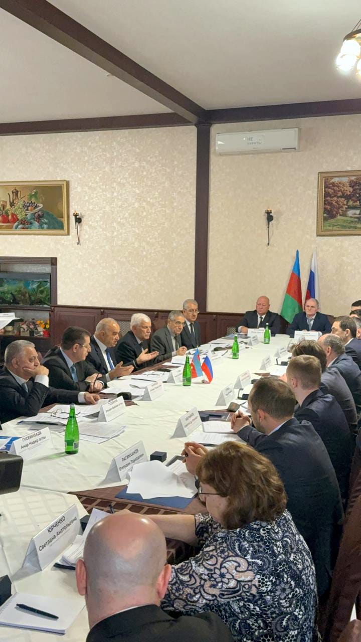 Samur transsərhəd çayının su ehtiyatlarının bölünməsi üzrə Birgə Komissiyanın növbəti iclası keçirilib (FOTO)