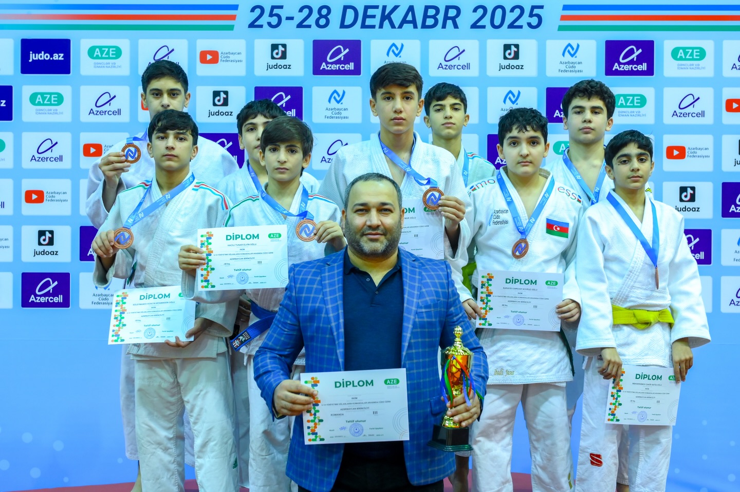 U-14 cüdo üzrə Azərbaycan birinciliyində qaliblər müəyyənləşib