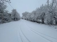 Ağdərədə yollar xüsusi texnikalarla təmizlənir (FOTO)