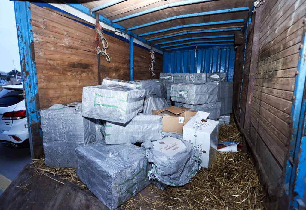 Məcburi nişanlanması olmayan külli miqdarda siqaretin realizə edilməsinin qarşısı alınıb (FOTO/VİDEO)