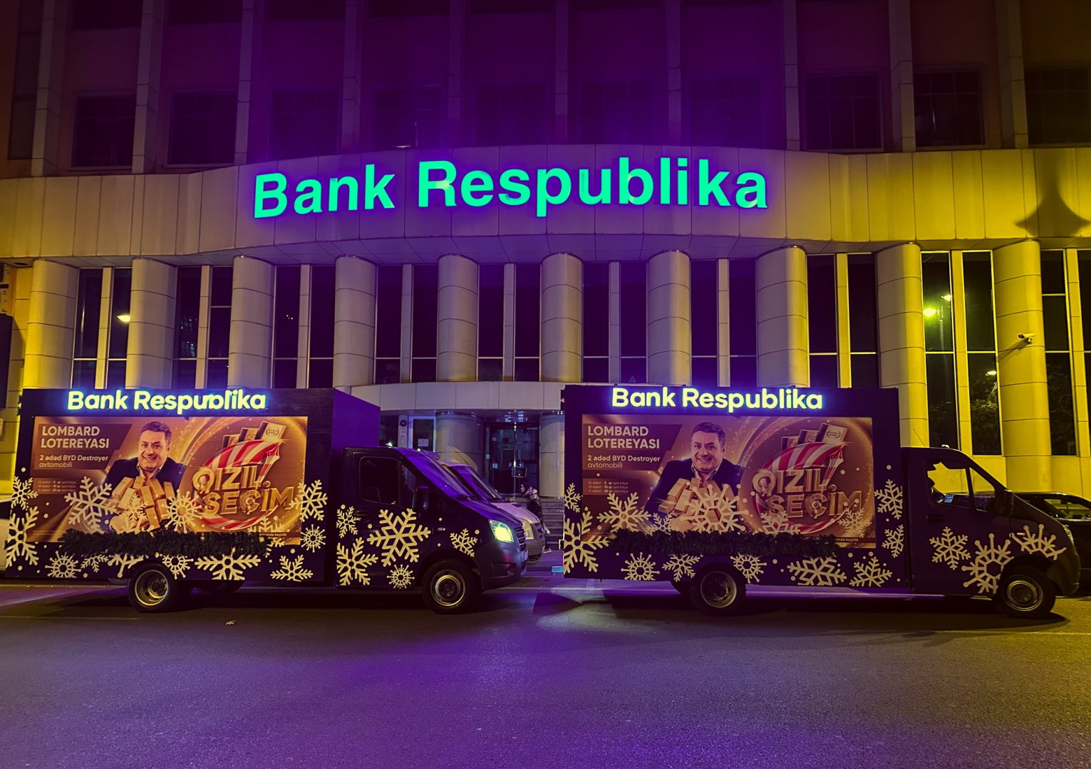 Şaxta Baba da Bank Respublika-dan hədiyyə qazanmağa tələsir (FOTO)