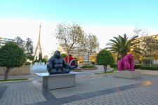 Prezident İlham Əliyev və Birinci xanım Mehriban Əliyeva “Bakı Ağ Şəhər”də olublar (FOTO/VİDEO) (YENİLƏNİB)