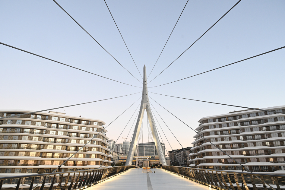 Prezident İlham Əliyev və Birinci xanım Mehriban Əliyeva “Bakı Ağ Şəhər”də olublar (FOTO)