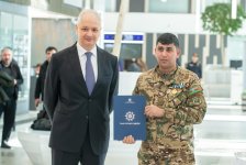 Şəhid ailələrinə və müharibə ilə əlaqədar əlilliyi olan şəxslərə daha 115 mənzil verildi (FOTO)