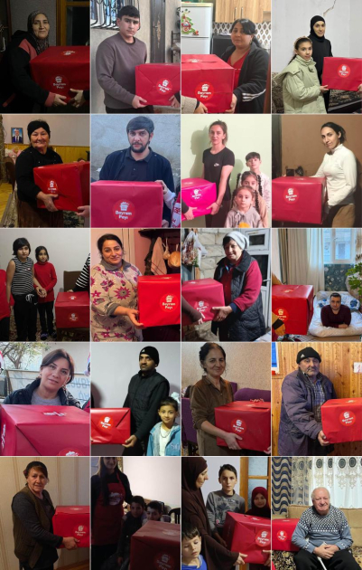 Heydər Əliyev Fondunun vitse-prezidenti Leyla Əliyevanın təşəbbüsü ilə “Bizim mətbəx” layihəsi çərçivəsində aztəminatlı ailələrə bayram sovqatları çatdırılıb (FOTO)