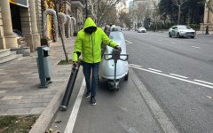 Bakı Yeni ilin səhərini təmiz və səliqəli qarşıladı (FOTO)
