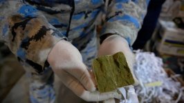 "Qarpız" yükünün içərisində xüsusilə külli miqdarda narkotik vasitə aşkarlanıb (FOTO)