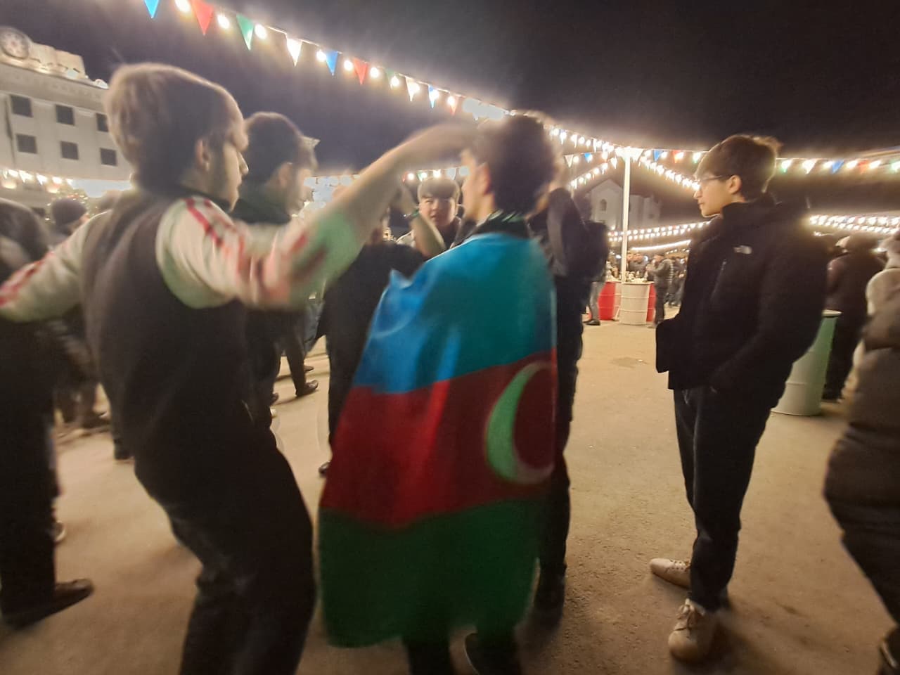 Xankəndidə bayram atəşfəşanlığı keçirilib (FOTO/VİDEO)