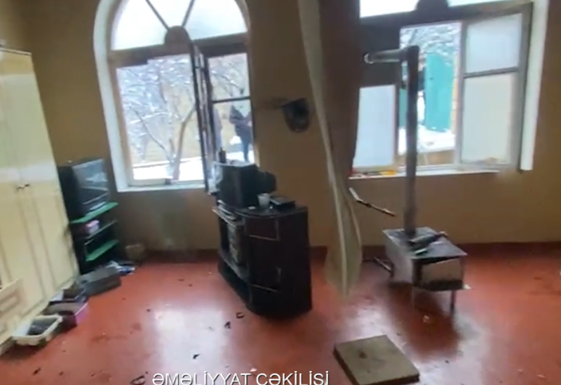 Şamaxıda evdə partlayış olub - Xəsarət alan var (VİDEO)