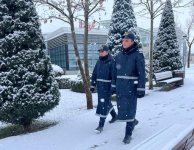 Hərəkətin intensiv olduğu küçə və prospektlərə əlavə polis naryadları cəlb edilib - DİN (FOTO)