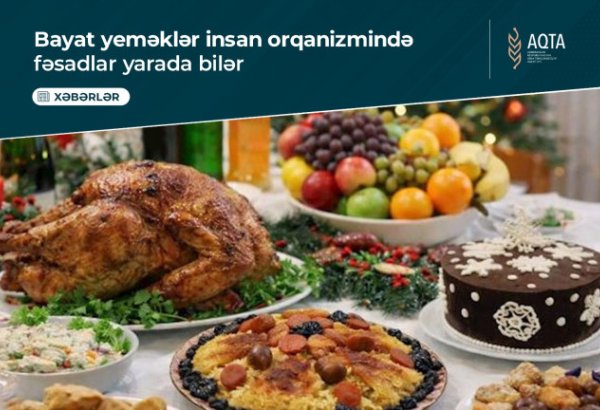 Bayat yeməklər insan orqanizmində fəsadlar yarada bilər - AQTA