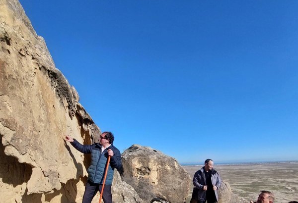 Qobustan qoruğunda yeni qayaüstü təsvir aşkar olunub (FOTO)