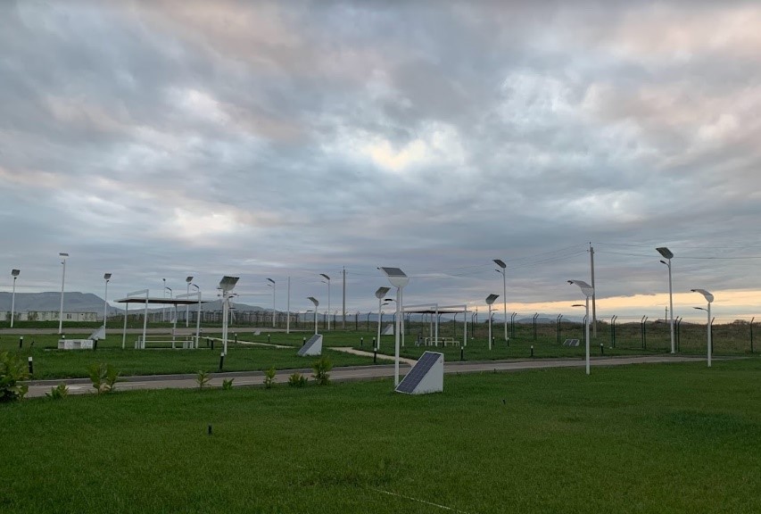 Azad edilmiş ərazilərin işıqlandırılmasında LED texnologiyalarından istifadə edilir (FOTO)