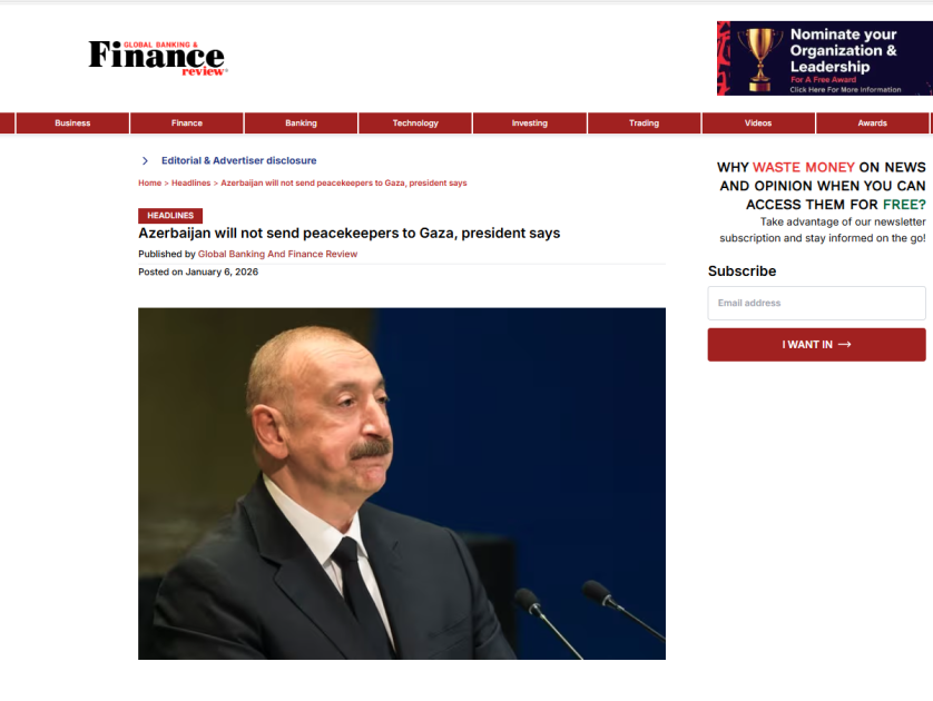 Prezident İlham Əliyevin yerli televiziya kanallarına müsahibəsi dünya mediasının diqqət mərkəzindədir (FOTO)