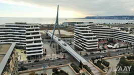 Paytaxtda unikal piyada körpüsü inşa edilib (FOTO)