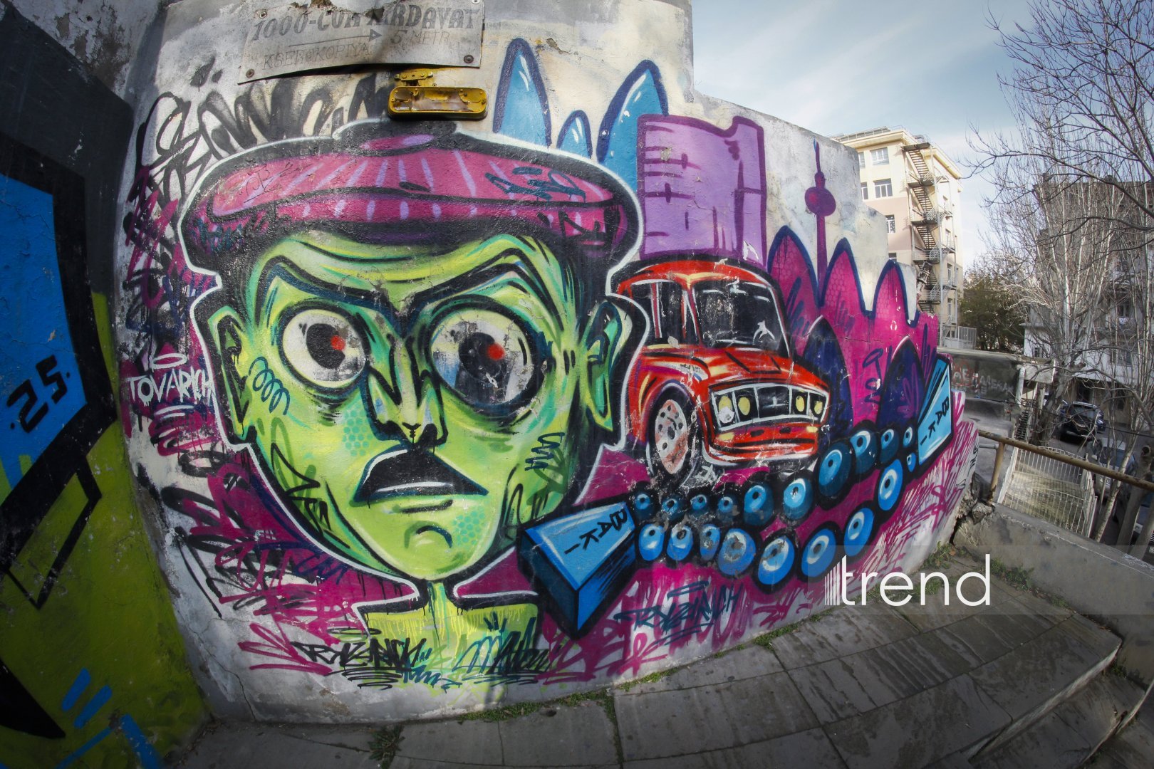 Bakı küçələrində qraffiti sənəti - duya, danışa və dəyişə bilən canlı orqanizm (FOTO)