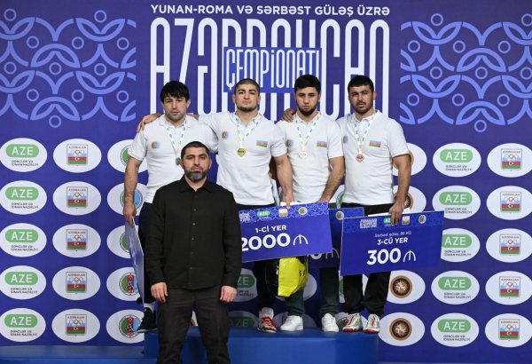 Azərbaycan çempionatında sərbəst güləşçilər arasında qaliblər açıqlandı (FOTO)