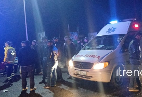 Ağdamda avtomobil piyadanı vurub (FOTO)