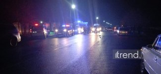 Ağdamda avtomobil piyadanı vurub (FOTO)