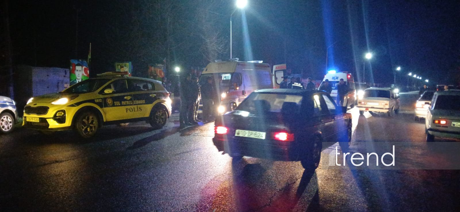 Ağdamda avtomobil piyadanı vurub (FOTO)