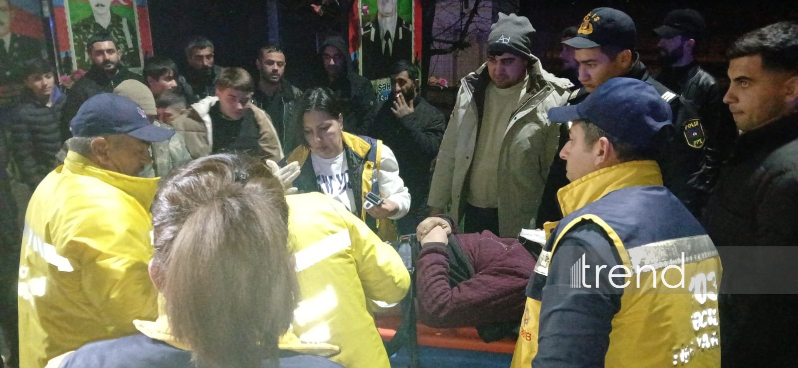 Ağdamda avtomobil piyadanı vurub (FOTO)