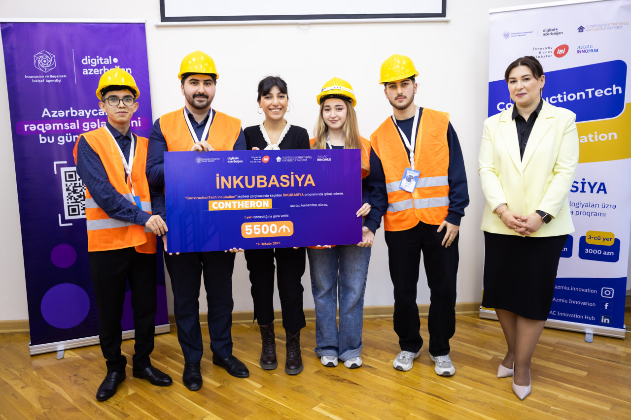 “ConstructionTech Incubation” proqramının qalibləri elan edilib (FOTO)