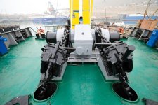 ASCO-nun “Şirvan” kran gəmisi əsaslı təmir edilib (FOTO)