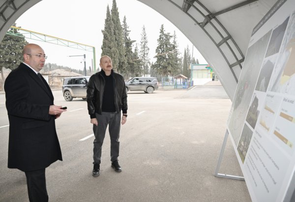 Prezident İlham Əliyev Ağdərə şəhərinin Baş planı ilə tanış olub (FOTO/VİDEO)
