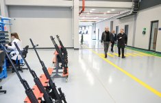 Prezident İlham Əliyev Tərtər elektromexanika zavodunun yenidənqurmadan sonra açılışında iştirak edib (FOTO/VİDEO) (YENİLƏNİB)