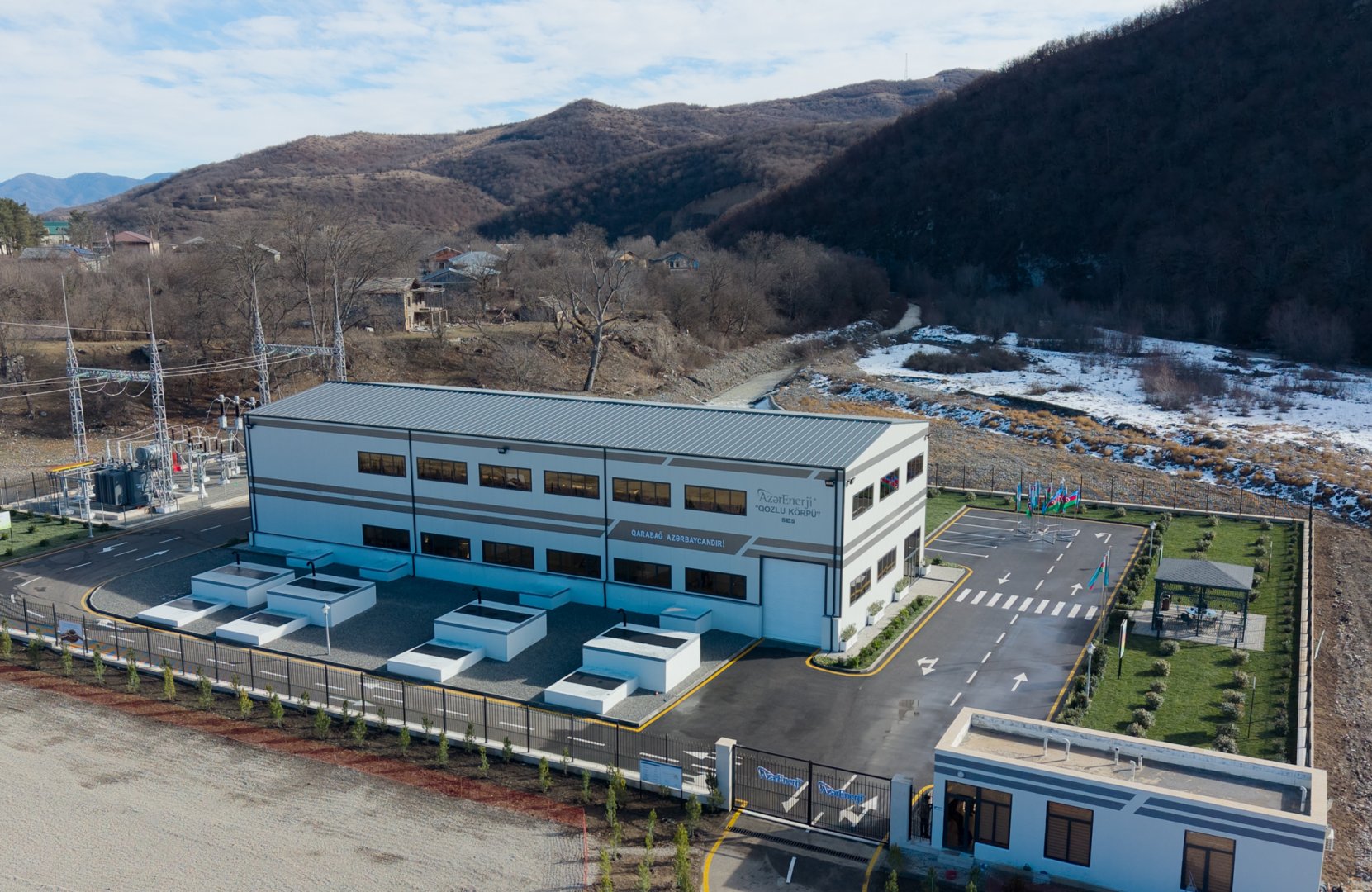 Prezident İlham Əliyev Ağdərə rayonunda “Qozlukörpü” Su Elektrik Stansiyasının açılışında iştirak edib (FOTO) (YENİLƏNİB)