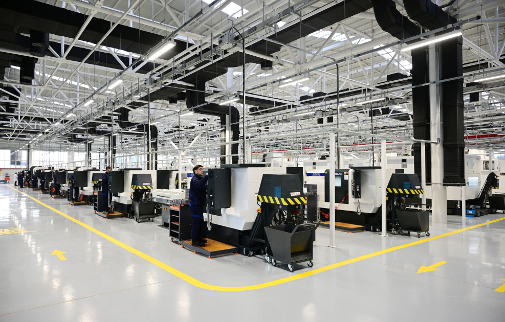 Prezident İlham Əliyev Tərtər elektromexanika zavodunun yenidənqurmadan sonra açılışında iştirak edib (FOTO/VİDEO) (YENİLƏNİB)