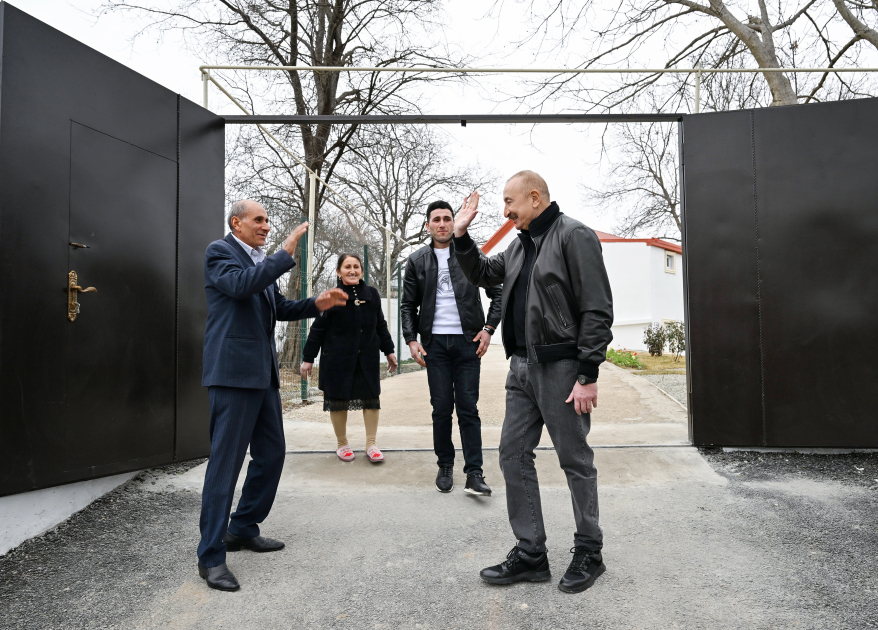 Prezident İlham Əliyev Ağdərə rayonunun Çıldıran kəndində görülmüş işlərlə tanış olub (FOTO/VİDEO) (YENİLƏNİB-2)