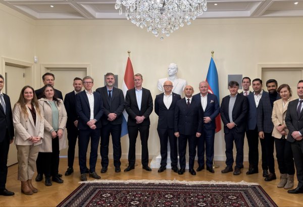 Azərbaycanın Haaqadakı səfirliyində Niderland şirkətlərinin nümayəndələri ilə görüş keçirilib