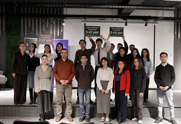 UNEC-də innovasiya yarışı: “B2B həllər” və “Yaşıl Qarabağ” hakatonları keçirildi (FOTO)