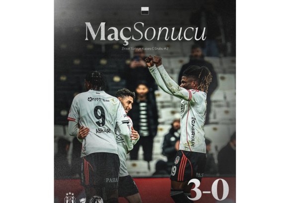 Türkiyə Kuboku: “Beşiktaş” qələbə qazanıb