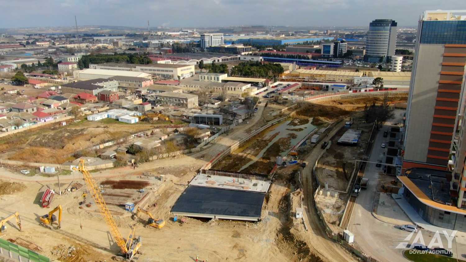 Bakıda yeni avtomobil yolu bu ərazidə layihələndirildi (FOTO)