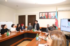 Teleradio Akademiyasında “Mediada Azərbaycan dili” mövzusunda təlimlərin növbəti mərhələsi təşkil olunub (FOTO)