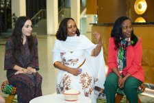 Heydər Əliyev Fondunun vitse-prezidenti Leyla Əliyeva Əddis-Əbəbədə Adva Zəfər Muzey Kompleksində olub (FOTO)