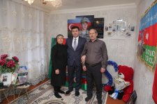 Xaçmazda Şəhid ailələri ziyarət olunub (FOTO)