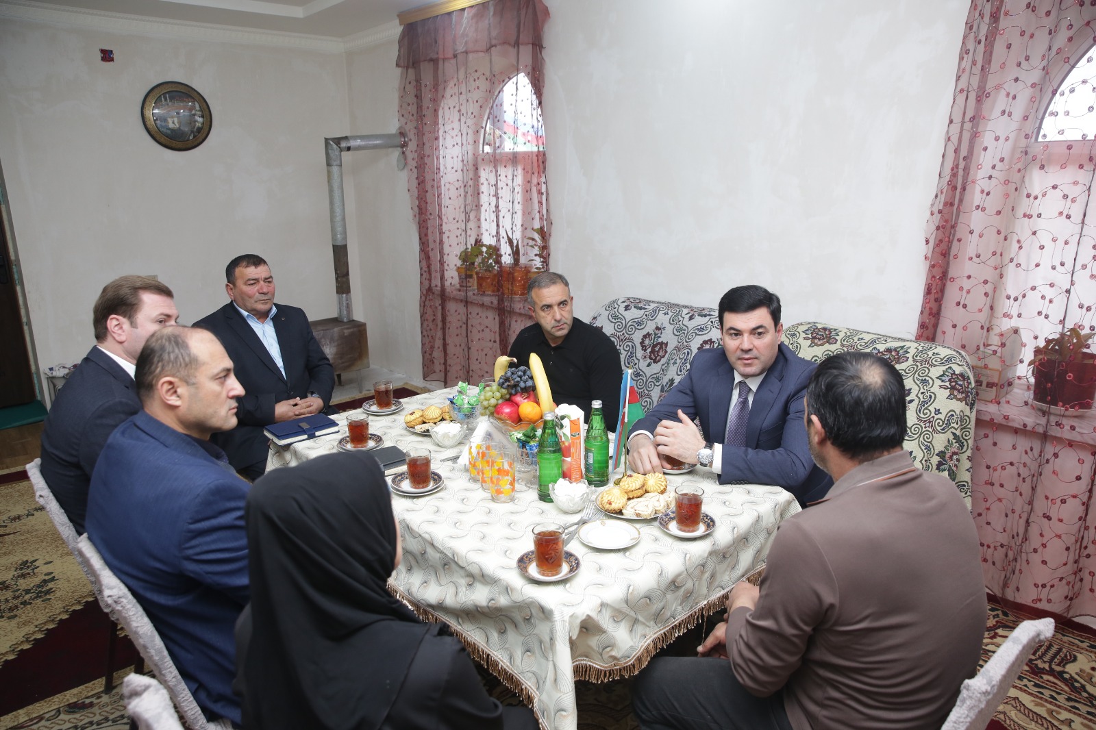 Xaçmazda Şəhid ailələri ziyarət olunub (FOTO)